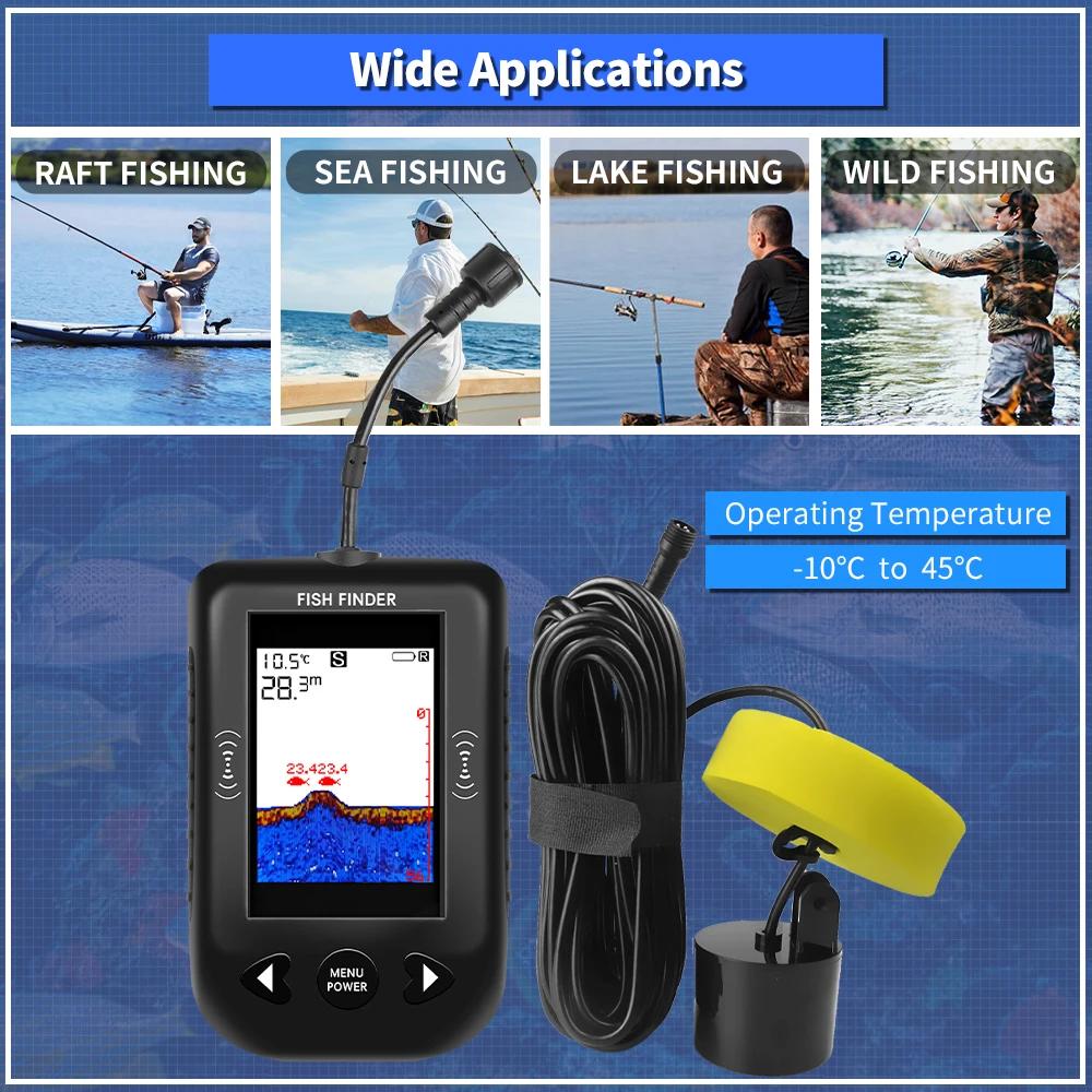 Erchang XF03 Fish Finders 45 D - Fish Finder Portable ulasan dan harga